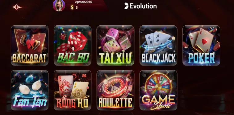 Trải Nghiệm Đỉnh Cao Sảnh Evolution Livestream Tại ManClub Với Công Nghệ Hiện Đại