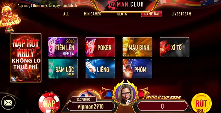 Chinh Phục Đỉnh Cao Game Bài ManClub Sân Chơi Đổi Thưởng Đẳng Cấp Nhất Năm