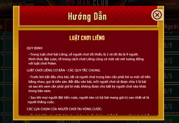 Chinh Phục Siêu Phẩm Liêng Tại ManClub Sảnh Đấu Trí Đẳng Cấp Nhất