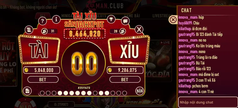 Tài Xỉu Livestream Tại ManClub Sàn Đấu Của Những Cao Thủ Đặt Cược