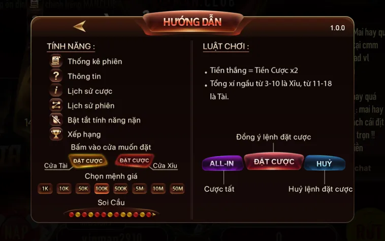 Tài Xỉu Livestream Tại ManClub Sàn Đấu Của Những Cao Thủ Đặt Cược