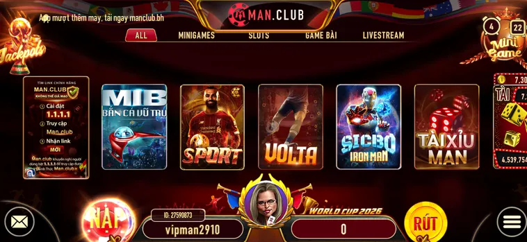 ManClub - Cổng Game Đổi Thưởng Đẳng Cấp Phái Mạnh & Uy Tín